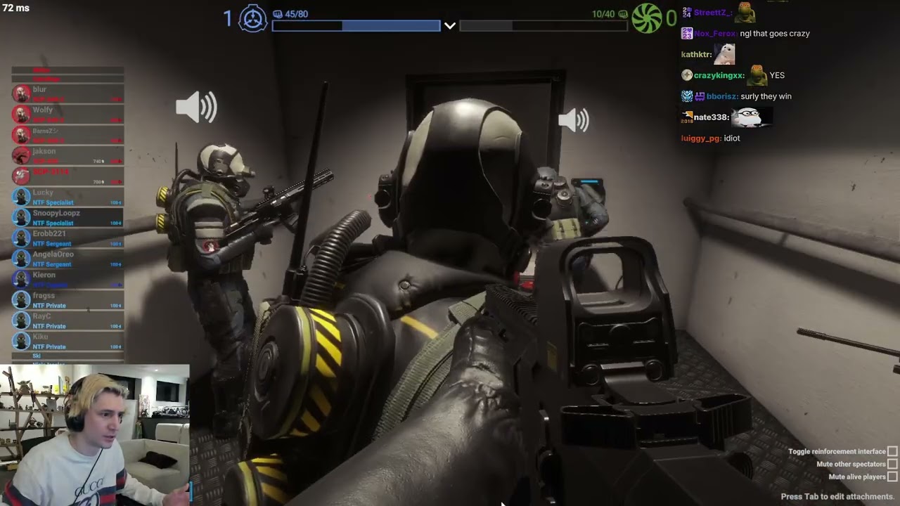 xQc Plays SCP: Secret Laboratory with Friends!