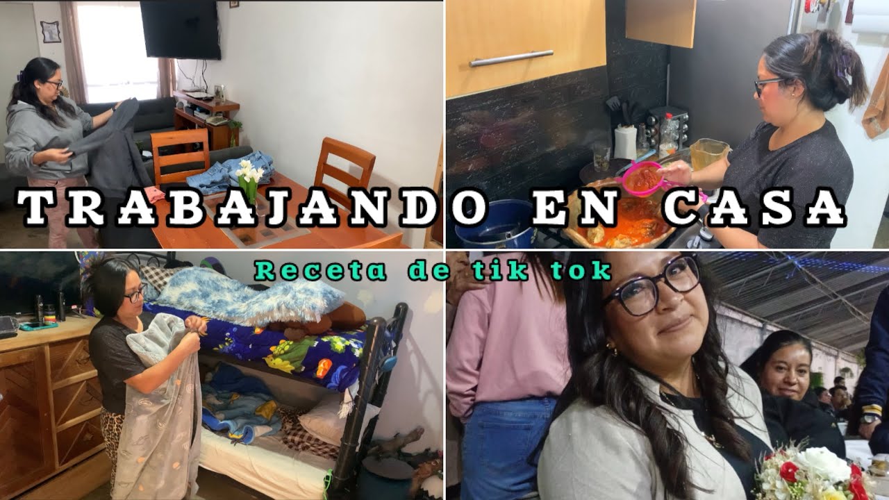 COCINANDO RECETA DE TIK TOK👌🏻ME GANE EL RAMO💐EN LA BODA✅ESTO ME DA MUCHA FLOJERA HACER🙈