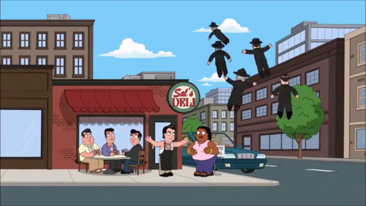 Family Guy- Italian Man VS Black Woman