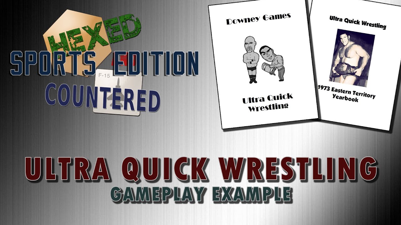 Ultra Quick Wrestling (Downey Games) - Play Example