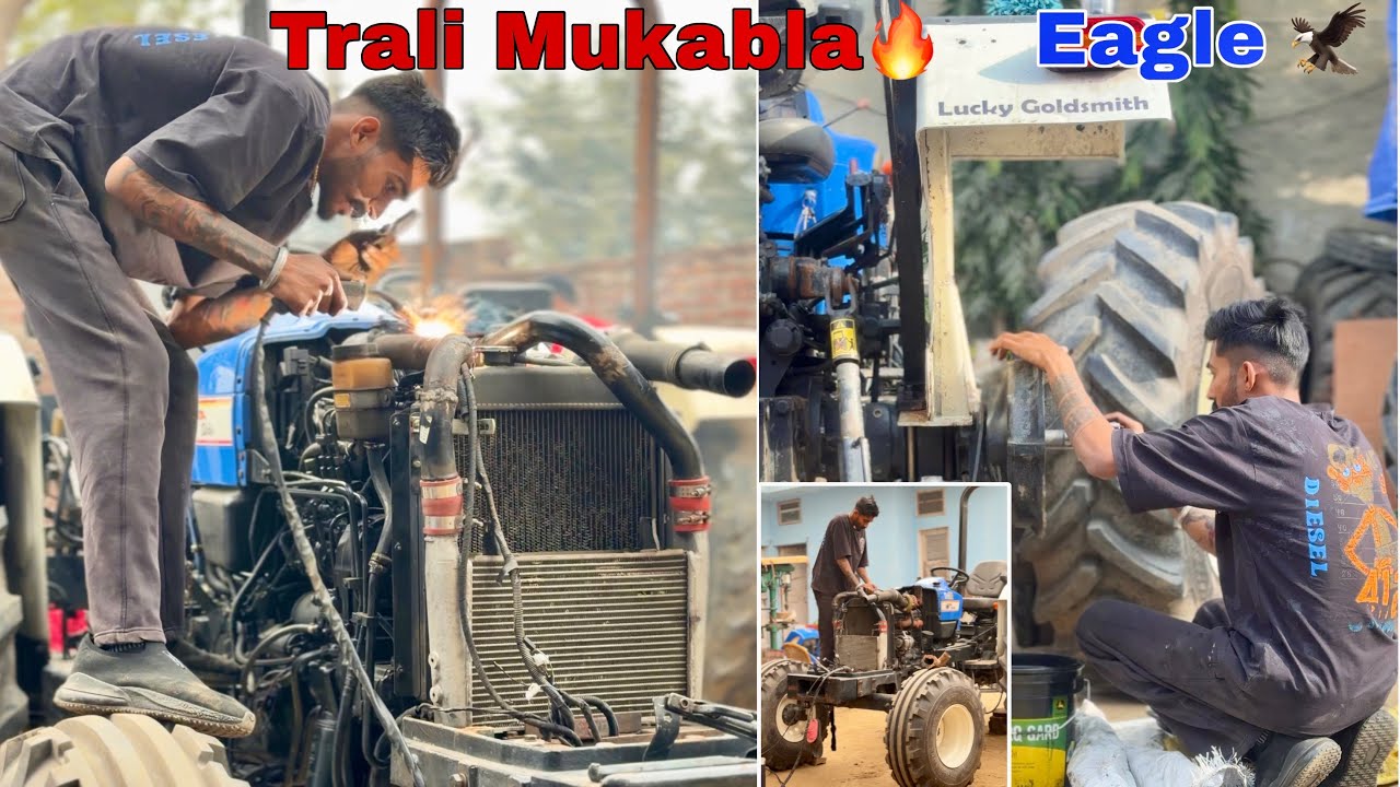 Karta Apna Eagle Ready Trali Mukabla Lai 🔥🦅| T-Rex Show Nu karta Paint 🎨🔥| Lucky Goldsmith