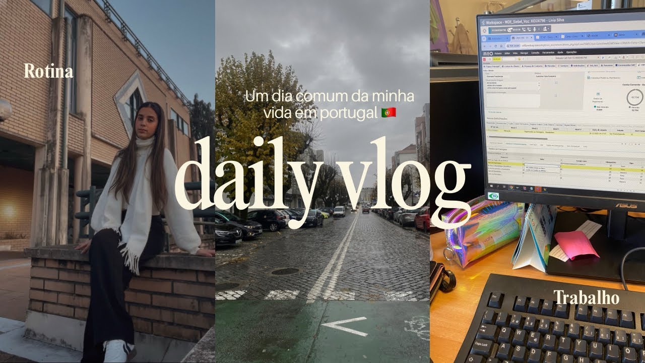 Minha vida real em Portugal | rotina + trabalho🇵🇹