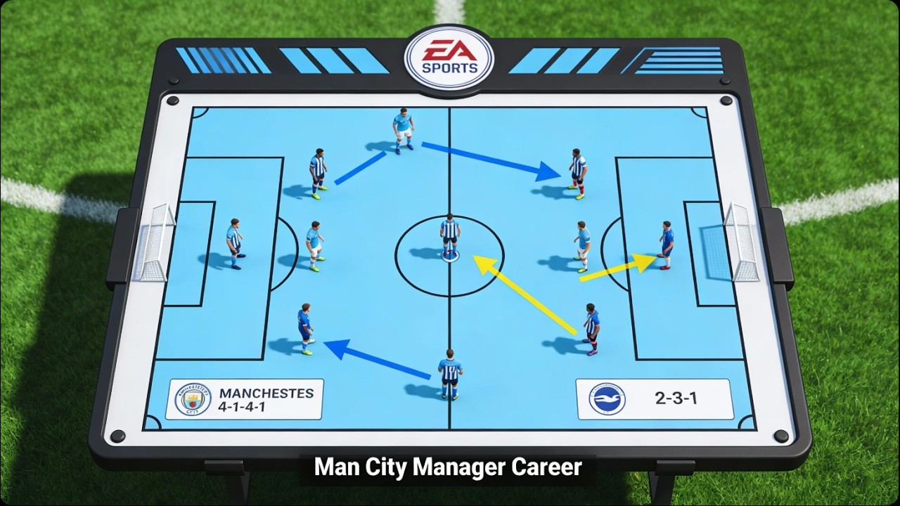 Manchester City vs Brighton – EA SPORTS FC 26 Tactical Breakdown (Who Wins)