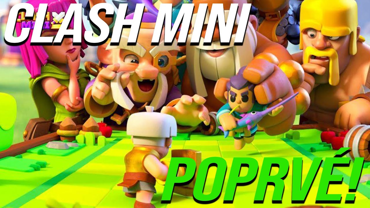 HRAJEM POPRVÉ CLASH MINI!!