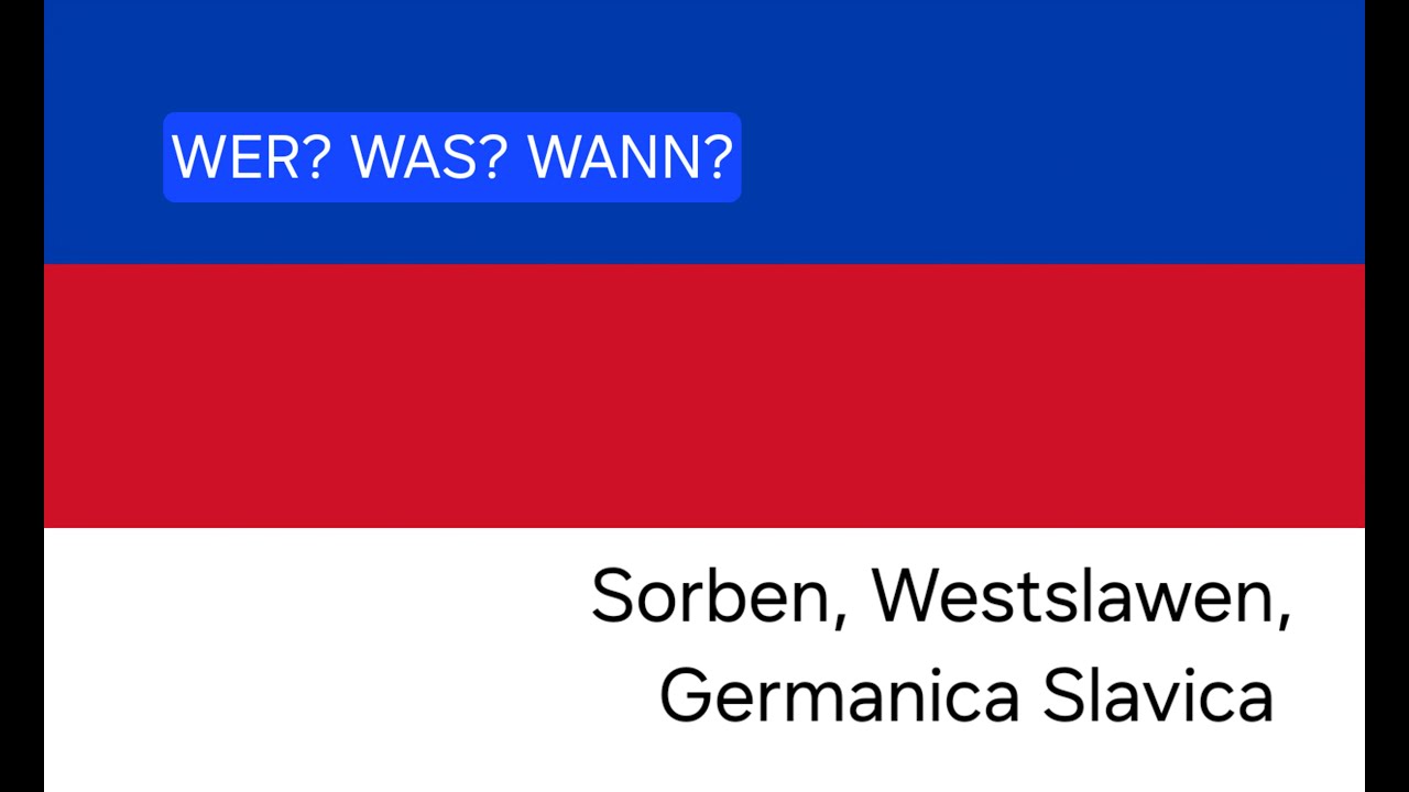 Wer? Was? Wann? Sorben