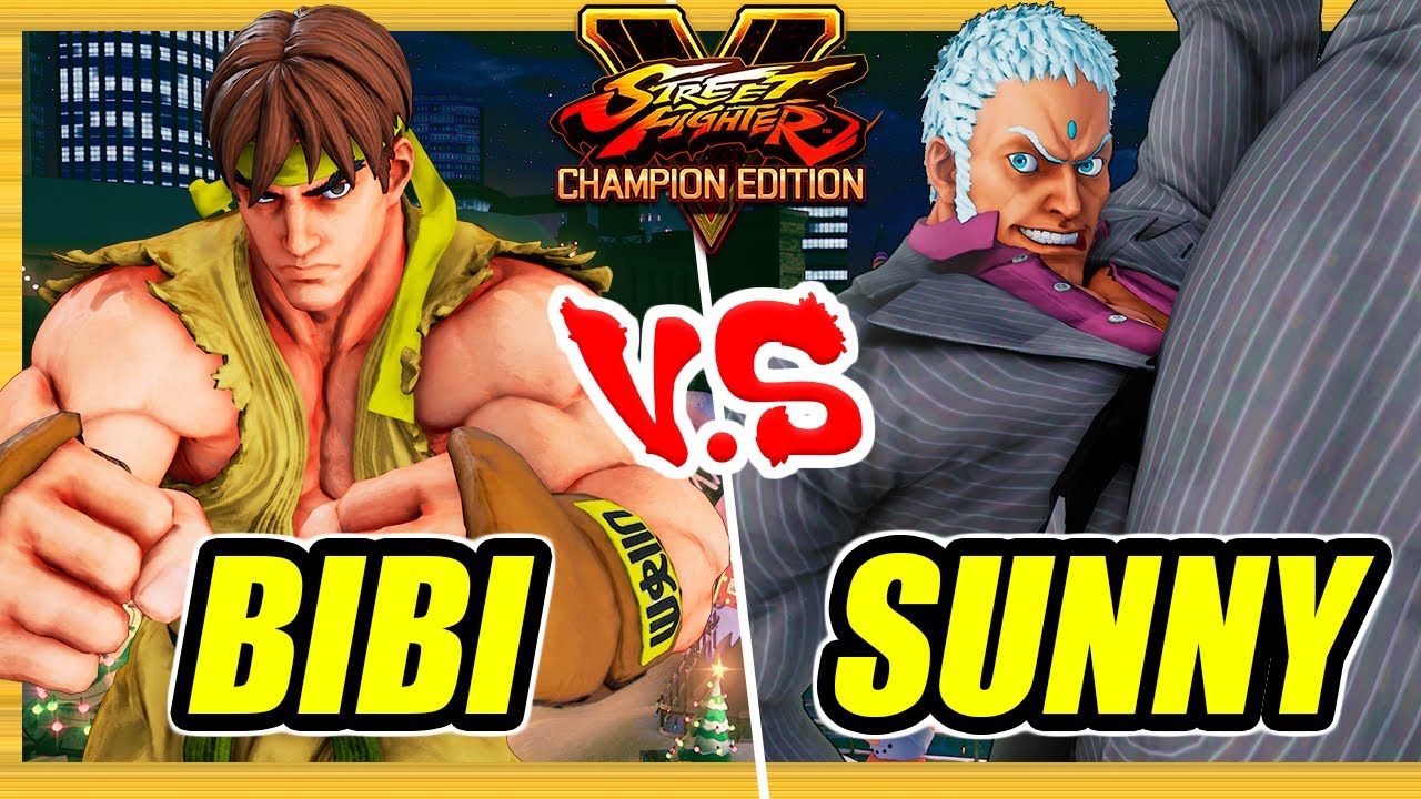 SFV CE 🔥 Bibi (Ryu) vs Sunny Guile (Urien) 🔥 Ranked Set 🔥 Street Fighter 5