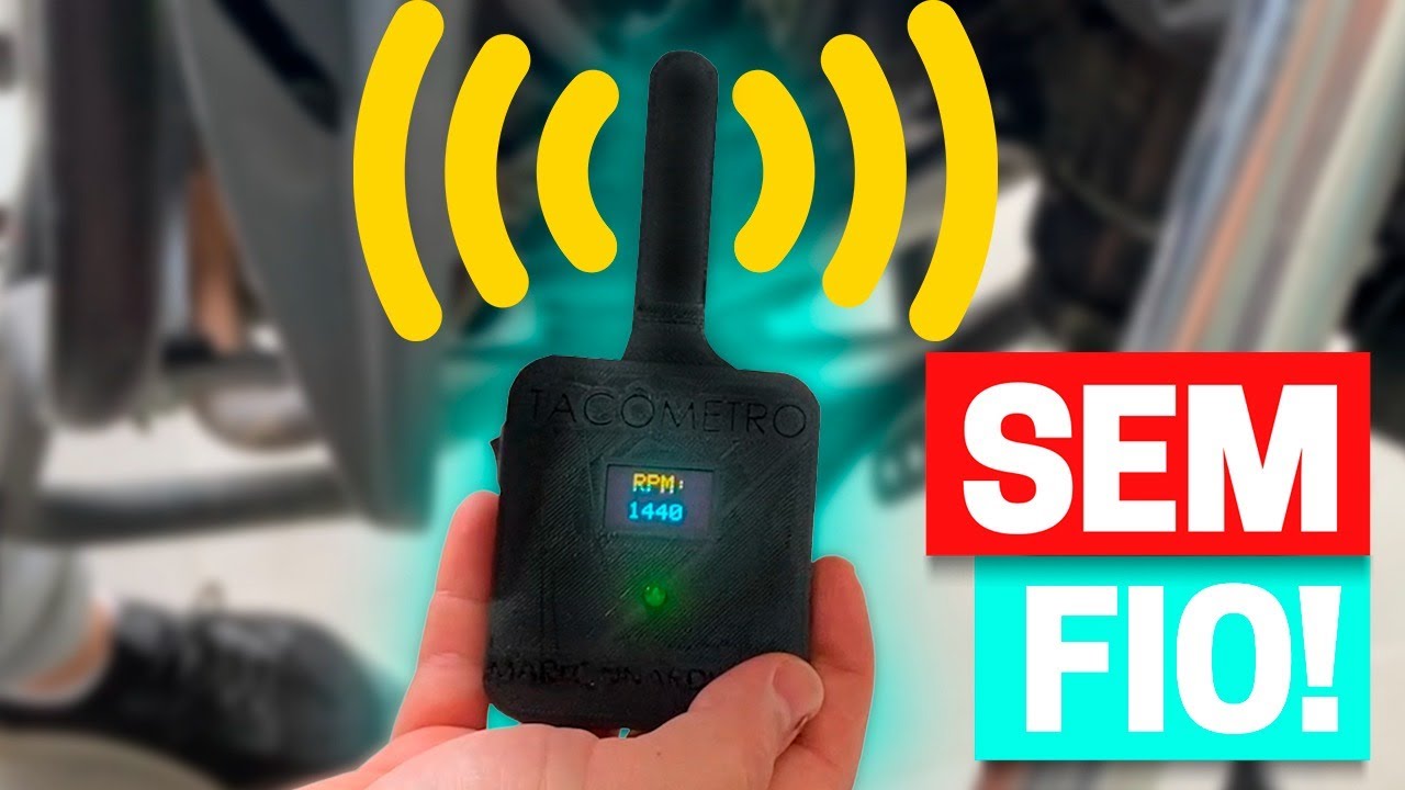 Medidor de Rotações RPM SEM FIO com Arduino Tacômetro