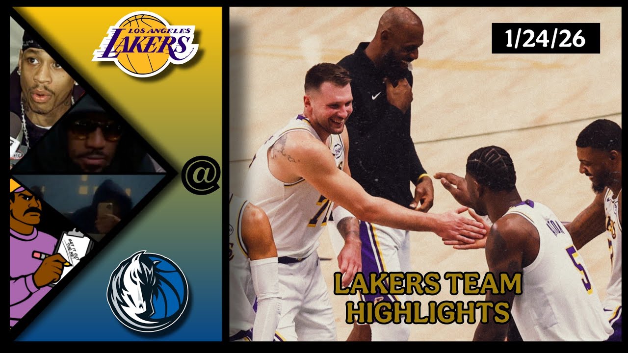Lakers Team Highlights @ Mavericks reaction W/ Coaches Den