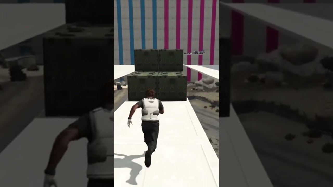 Gta 5 cars vs runners!