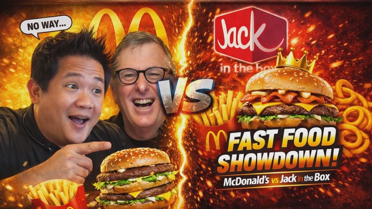 Сравнение еды в McDonald’s и Jack in the Box | Обзор куриных сэндвичей, бургеров и картофеля фри