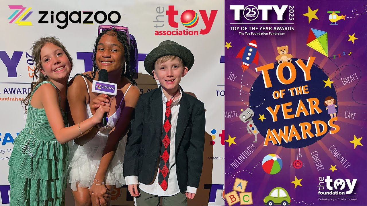The 25th (TOTY) TOY of the YEAR AWARDS in NYC w/ ZIGAZOO, The Stella Show & Tcori Aaria