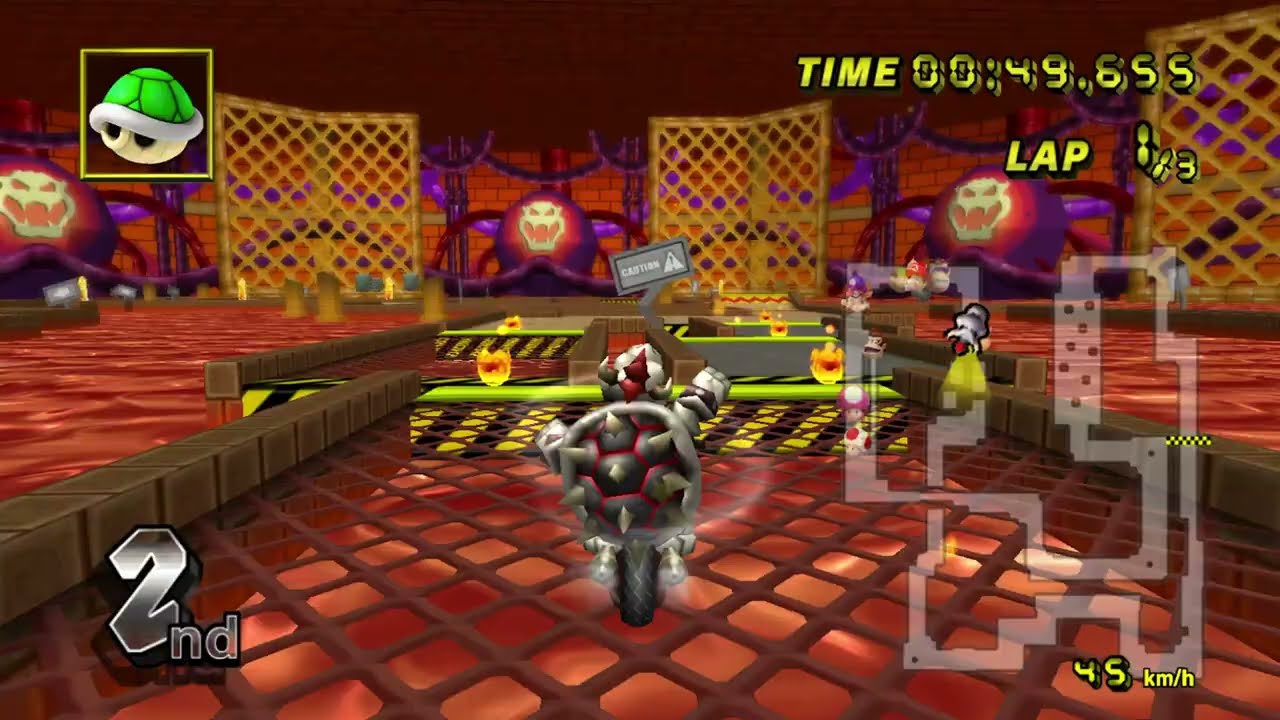 Mario Kart Wii (Faraphel) Custom Tracks - 150cc (1 Player) #13 with Dry Bowser