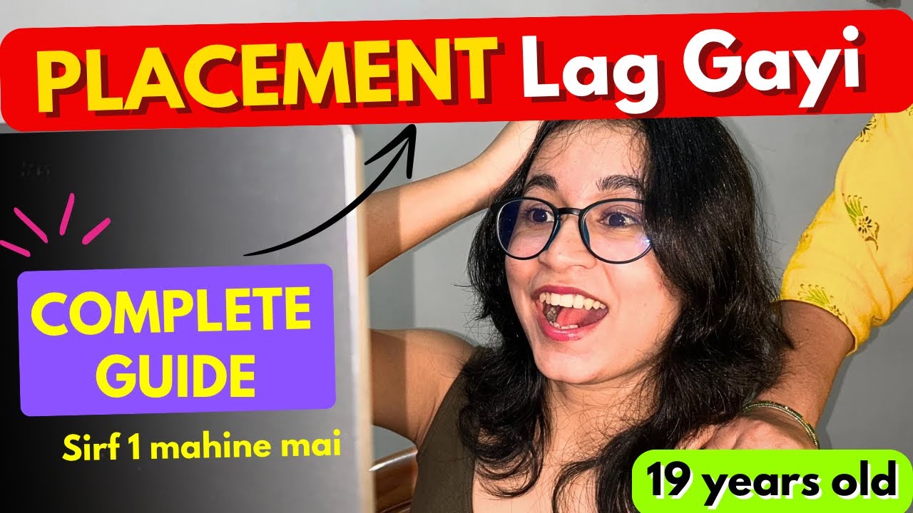 My Placement Journey 🔥 Salary, Rejections, Interview Experience ( Complete Guide )