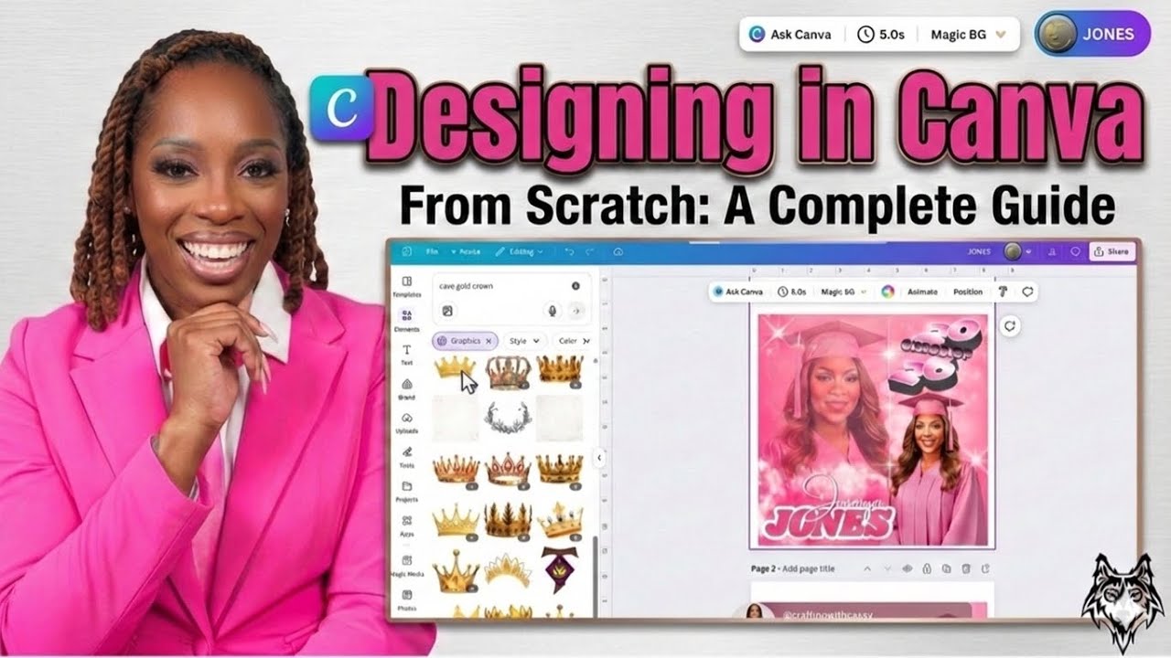 How to Design Graduation Gift Boxes in Canva For Beginners | crafting With Cassy