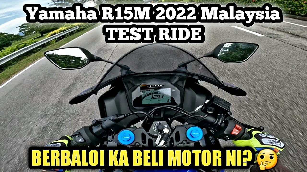 REPEAT TEST RIDE MOTOR YAMAHA R15M! BERBALOI KA BELI MOTOR NI??