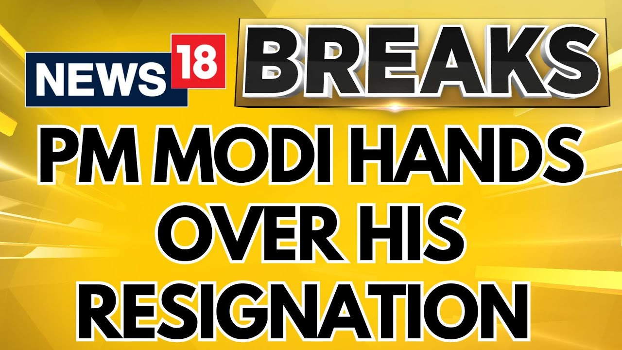 PM Modi Has Reached The Rashtrapati Bhawan To Hand Over Resignation | English News | N18ER