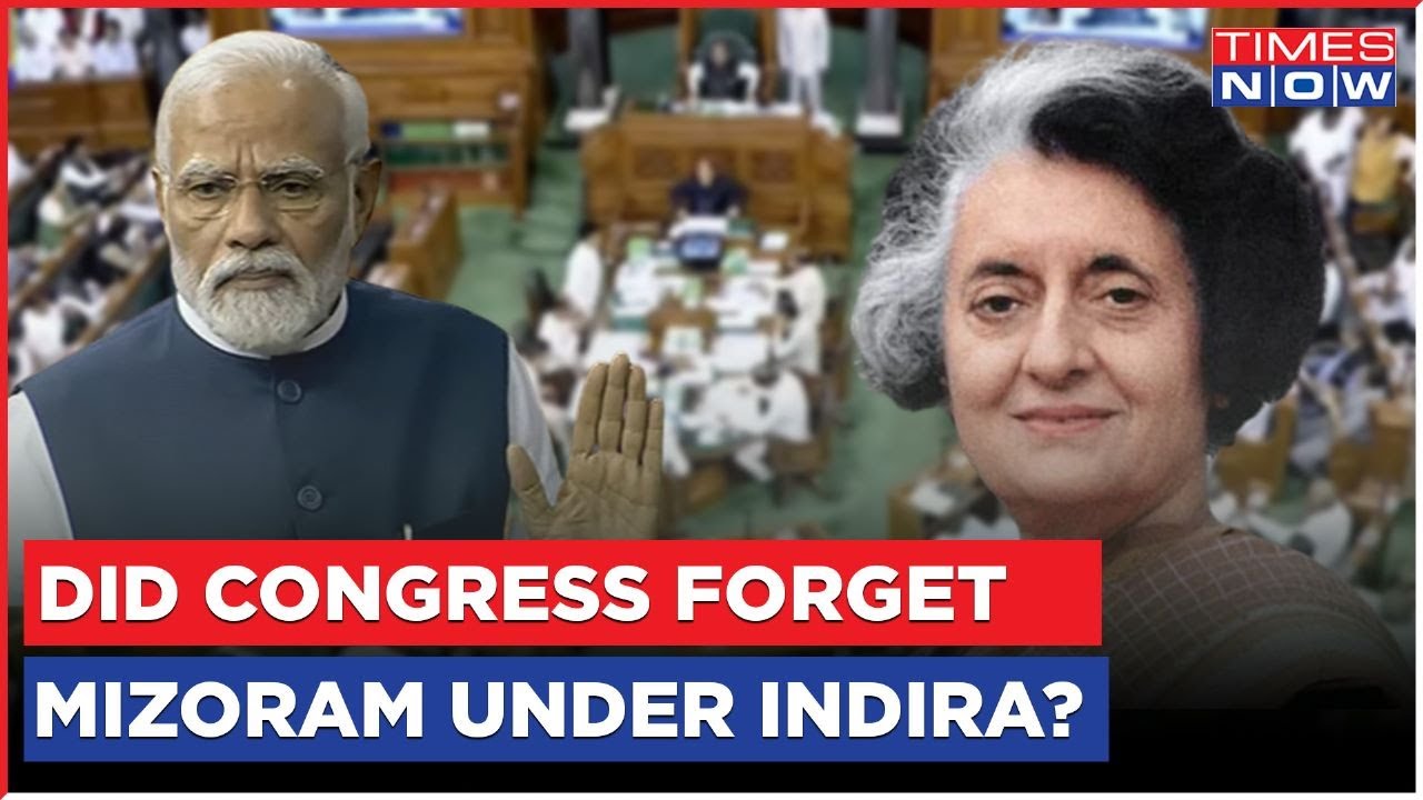 PM Modi's Chilling Background Reminder To Congress, 'Forgot Mizoram Crisis Under Indira Gandhi?'