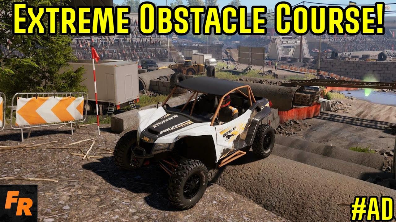Attempting Extreme Obstacle Courses On OverPass 2 #AD