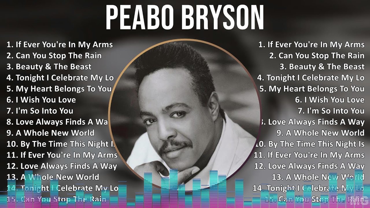 Peabo Bryson 2024 MIX Favorite Songs - If Ever You're In My Arms Again, Can You Stop The Rain, B...