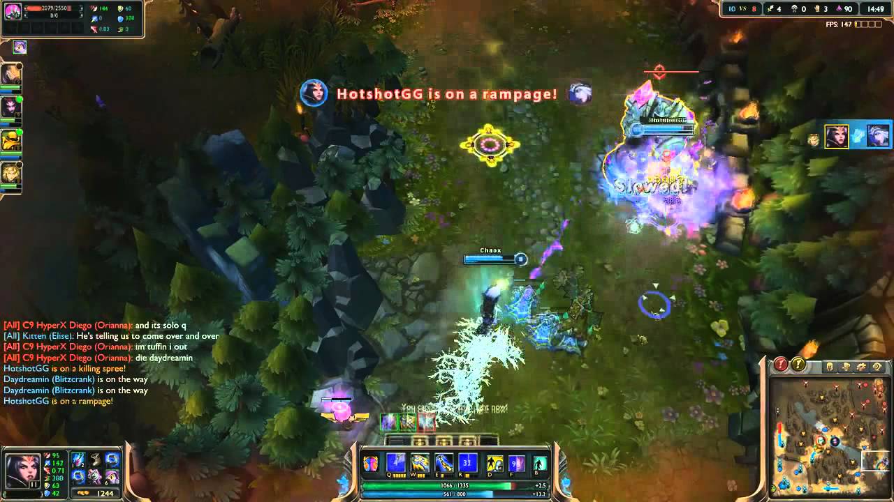 League Pro Highlights HotShotGG - LeBlanc (30/08/13)