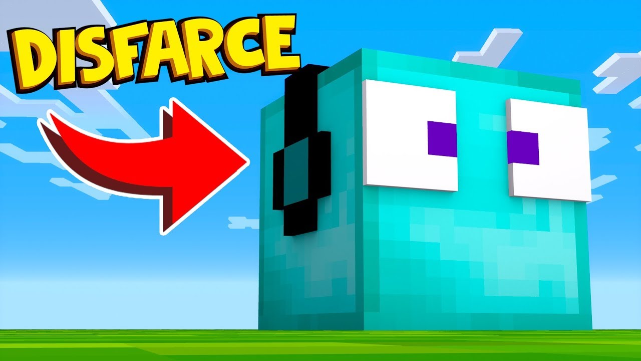 ESCONDE-ESCONDE COM DISFARCE DE BLOCOS DE DIAMANTE !! - Minecraft