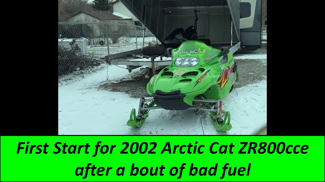 Запуск квадроцикла Arctic Cat ZR800cce 2002 года выпуска состоялся в 2026 году после серьезной пр...