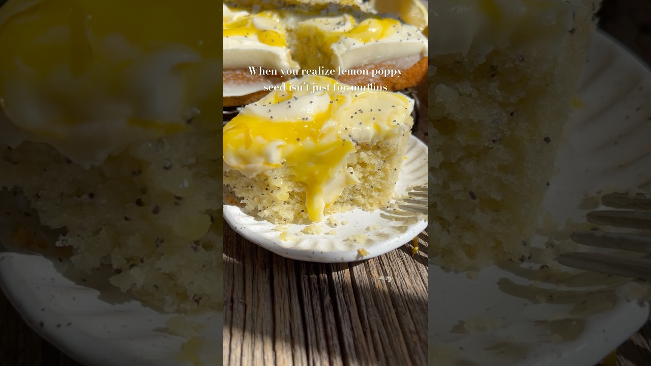 Lemon Poppy Seed Cake!