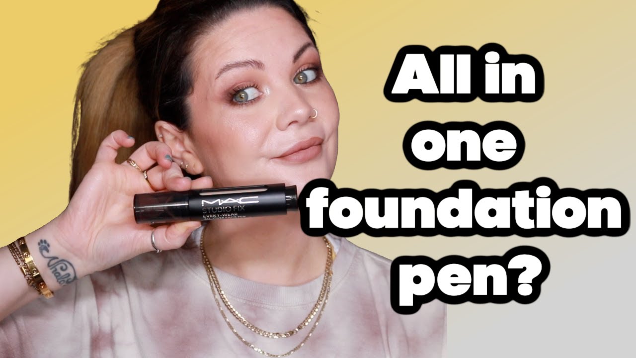 NEW Mac studio fix all in one foundation pen! over 30 foundation review
