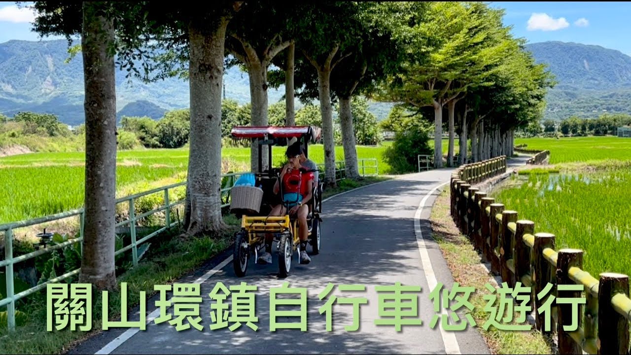 ［呼嚕124］台東#10 悠遊關山環鎮自行車道electric bike tour / 關山清水公園/欣賞綠色的關山小鎮
