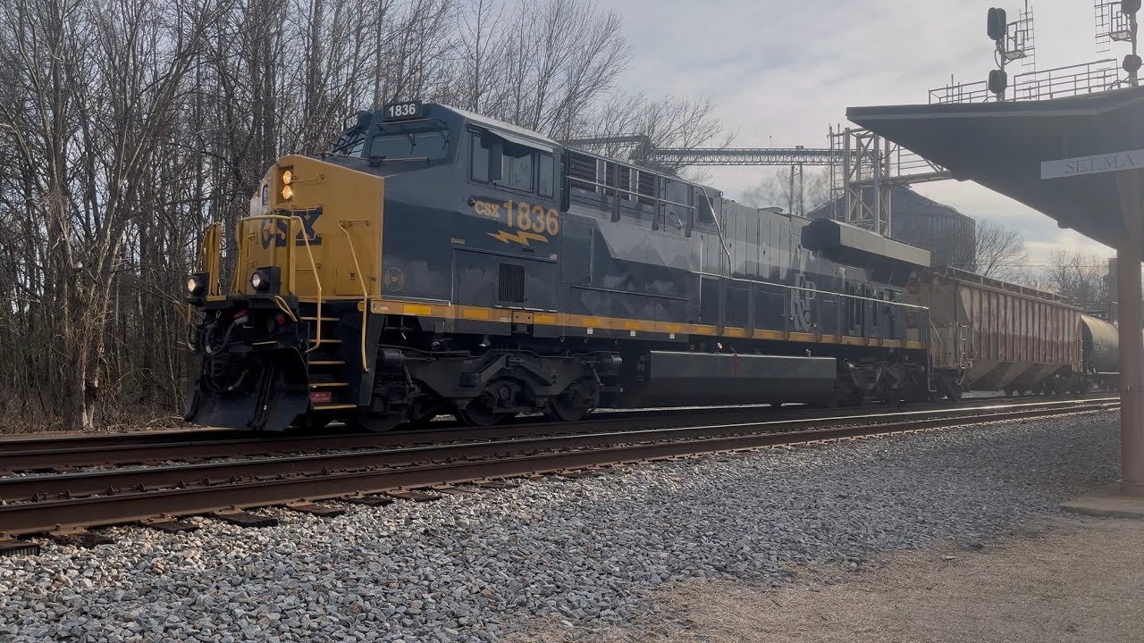 Railfanning Selma,NC 2/12/26 (ft. CSXT 1836 on L607)