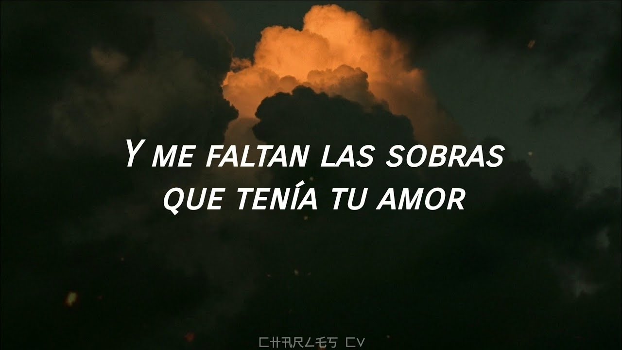 Antonio Orozco - Entre Sobras Y Sobras Me Faltas [Letra/Lyrics]