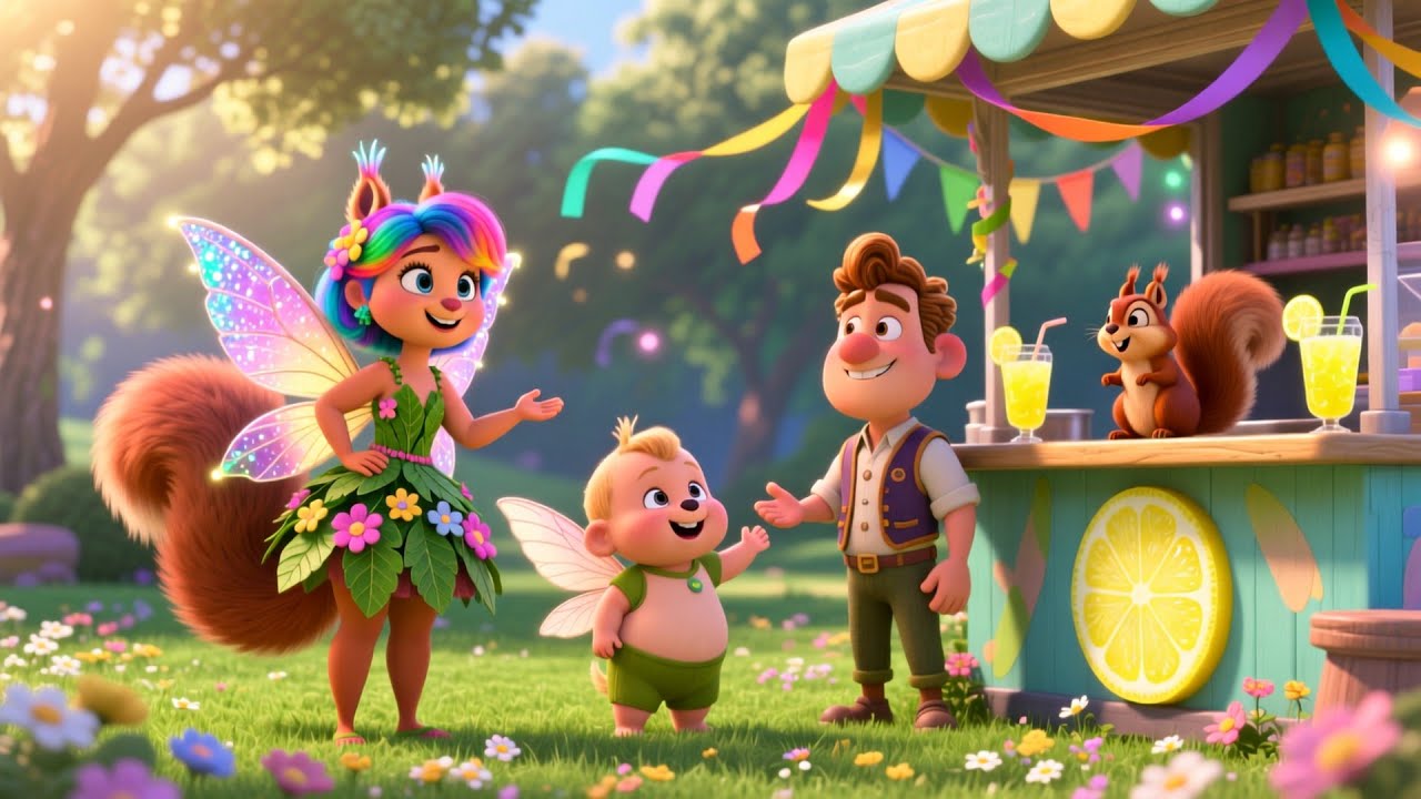 Summer Lemonade Stand with My BFF 🍋☀️🍼 | Fun Kids Adventure Song | Playful Nursery Rhyme
