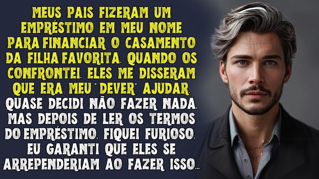 Pais fizeram um empréstimo de 150.000 em meu nome para financiar o casamento da filha favorita