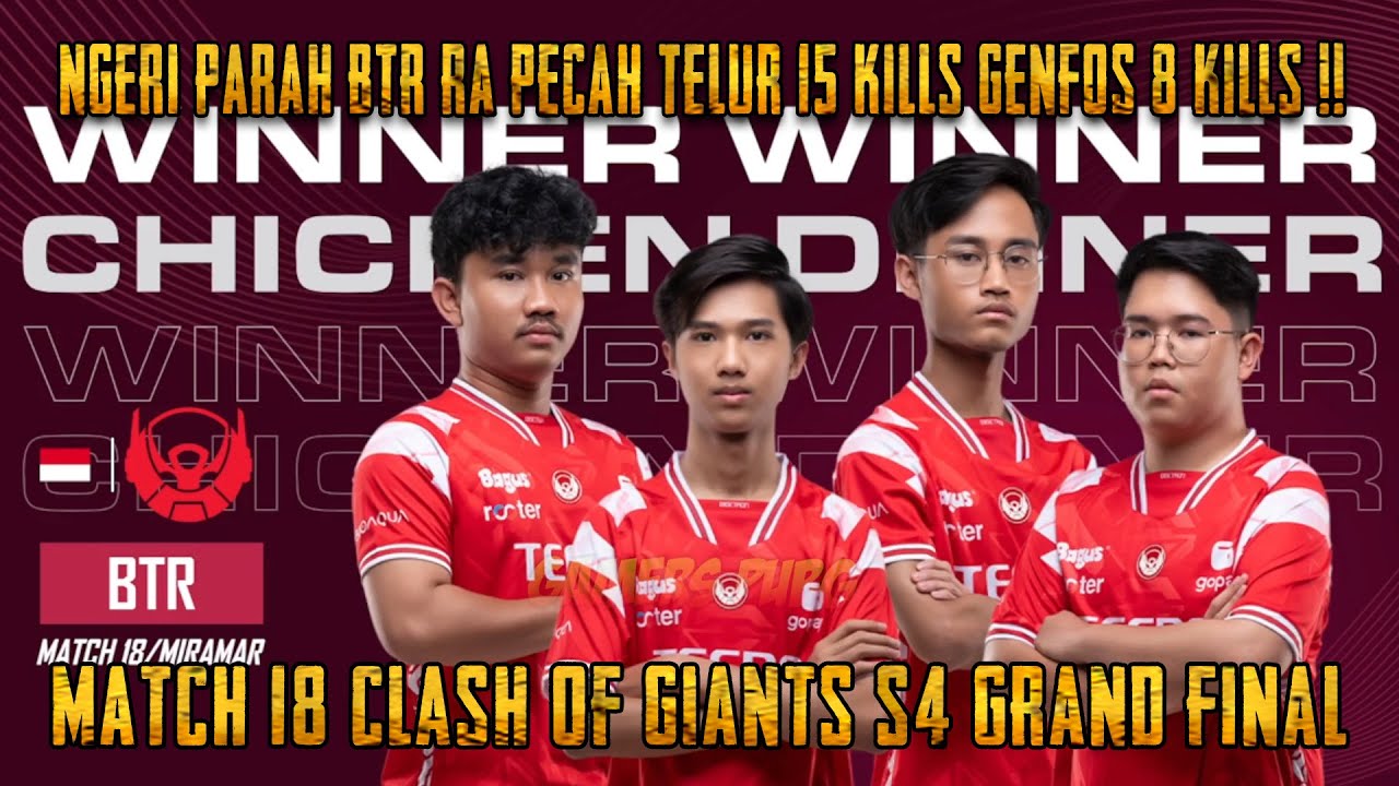 15 Kills WWCD Perdana!! Menyala Genfos Yang Diragukan Netizen Menggila 8 Kills | Grand Final COGS4