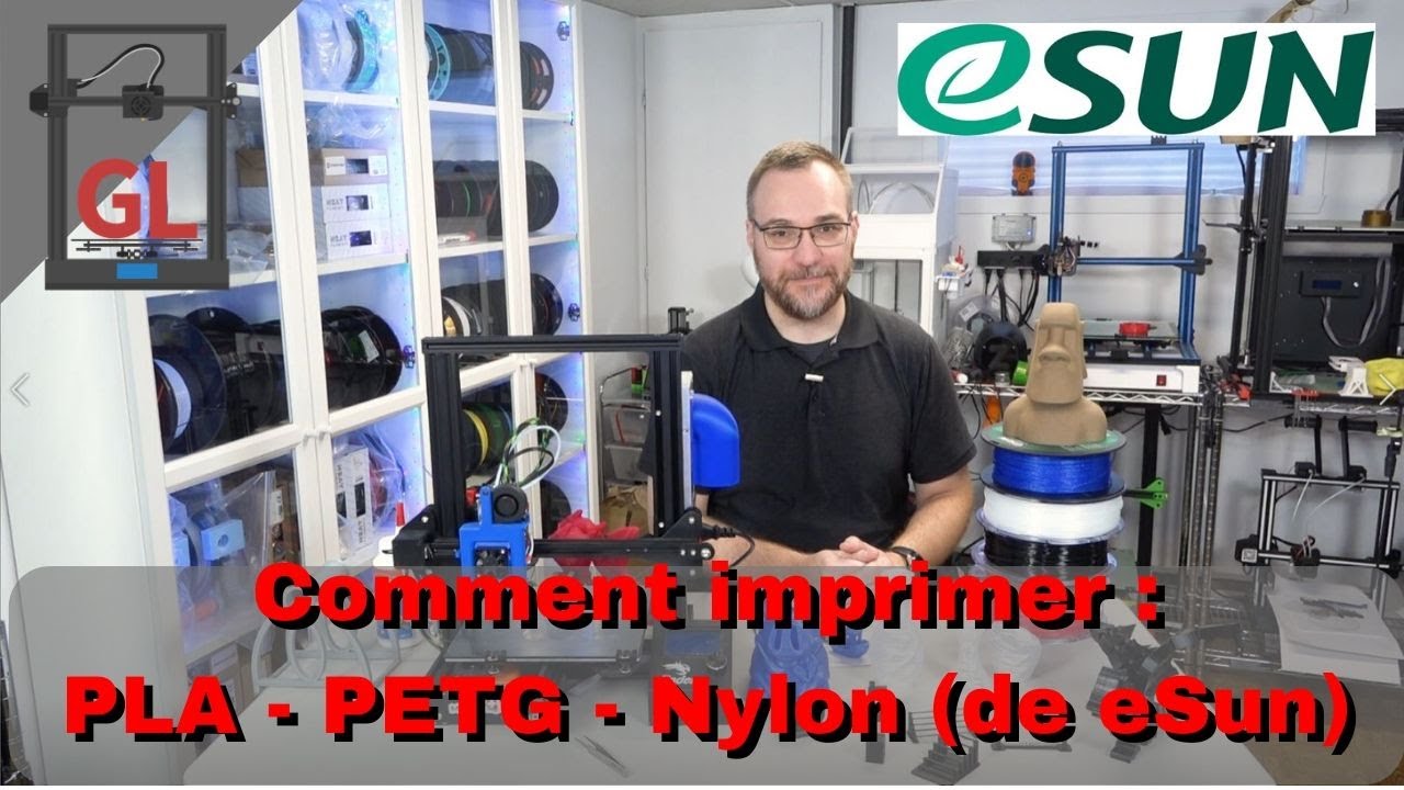 Comment imprimer : PLA, PETG et Nylon (mettant en vedette les produits de eSun !)
