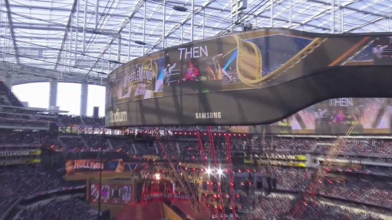 Wrestlemania 39 (Night 2) Opening Moments inside of Sofi Stadium