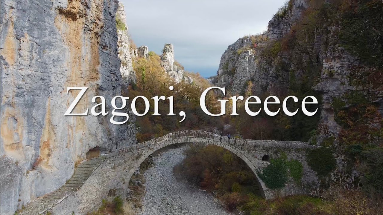 Zagori, Epirus, Greece - by drone [4K]. 