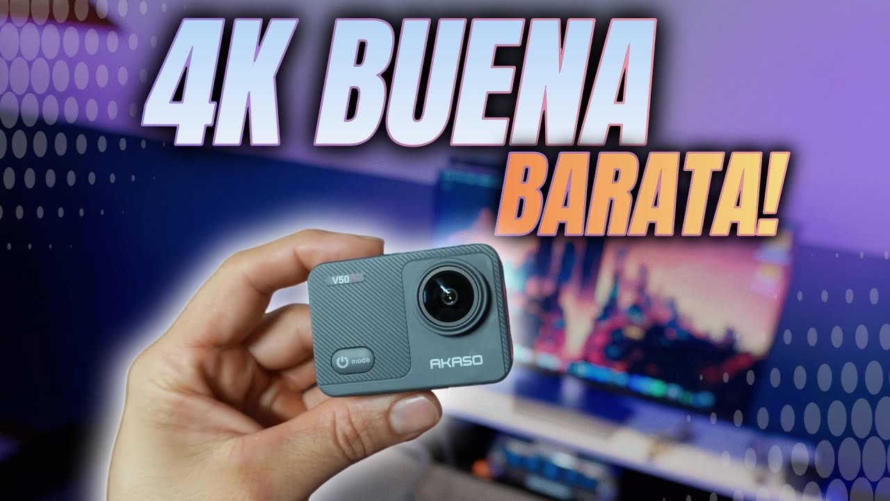 📸 ¿La MEJOR CÁMARA 4K BARATA del 2025? 🚀 | AKASO V50X en ESPAÑOL