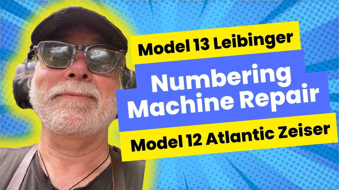 EP. 2 Model 13 Leibinger Model 12 Atlantic Zeiser Numbering Machine Repair