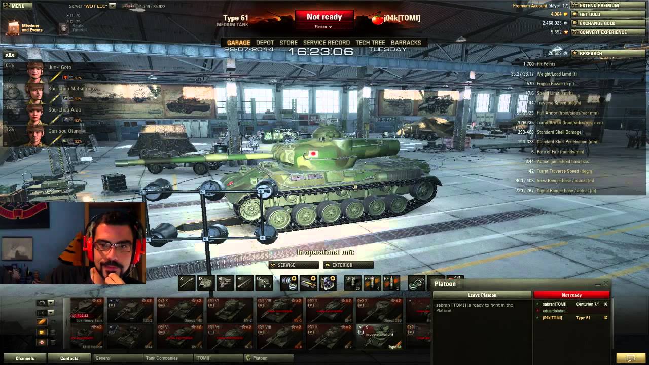 World of Tanks Espa&ntilde;ol Streaming con Edu y Sabran // Atataseando
