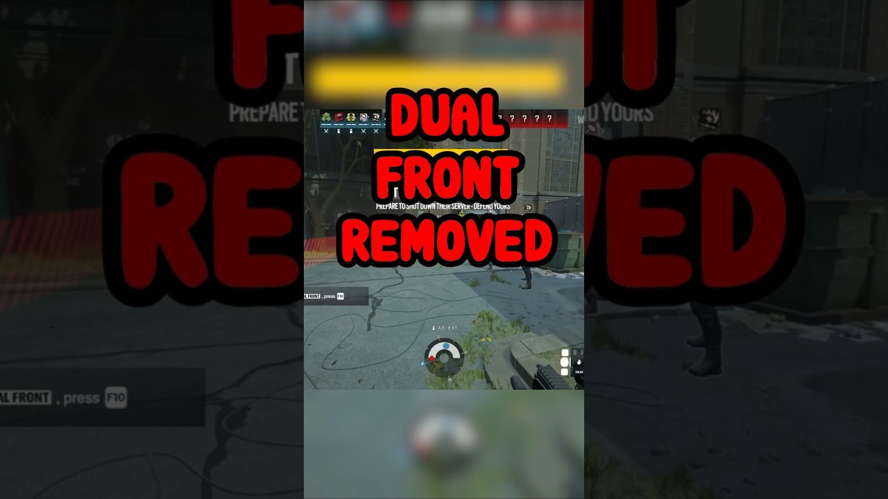 DUAL FRONT IS BEING DELETED (SIEGE SCHOOL) #shorts