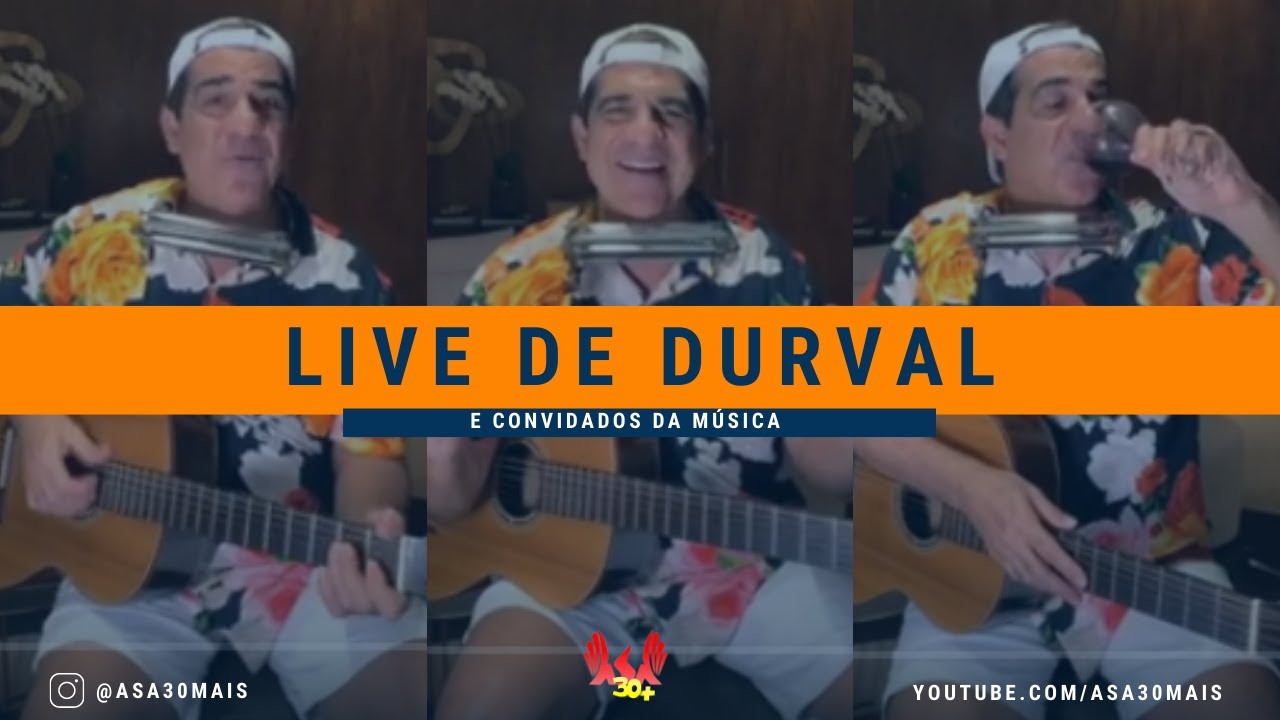 LIVE - Durval Lelys (voz, violão e gaita) e convidados da música - 28/05/2020