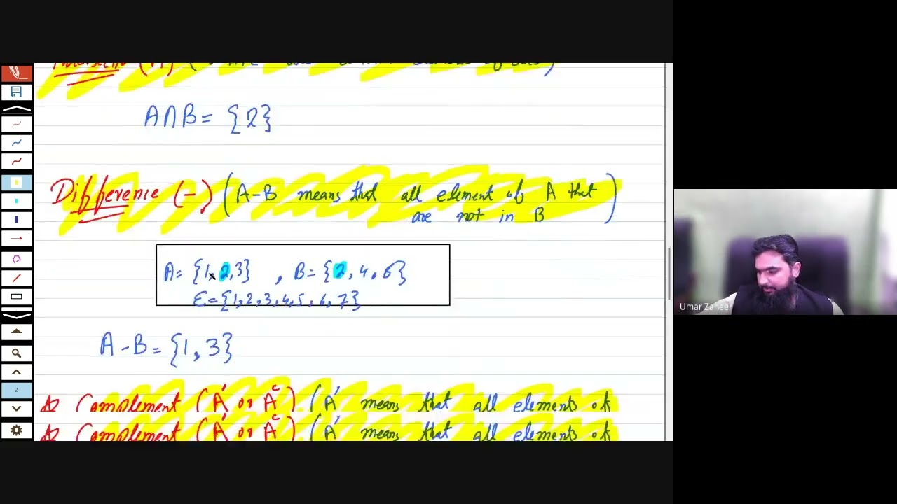 SET & VEN DIAGRAM REVISION LEC#  |IGCSE/ O LEVEL Mathematics||MUHAMMAD UMAR ZAHEER