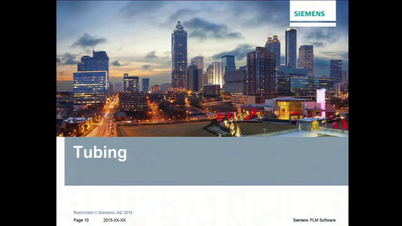 Advanced Piping and Tubing: Solid Edge University Session