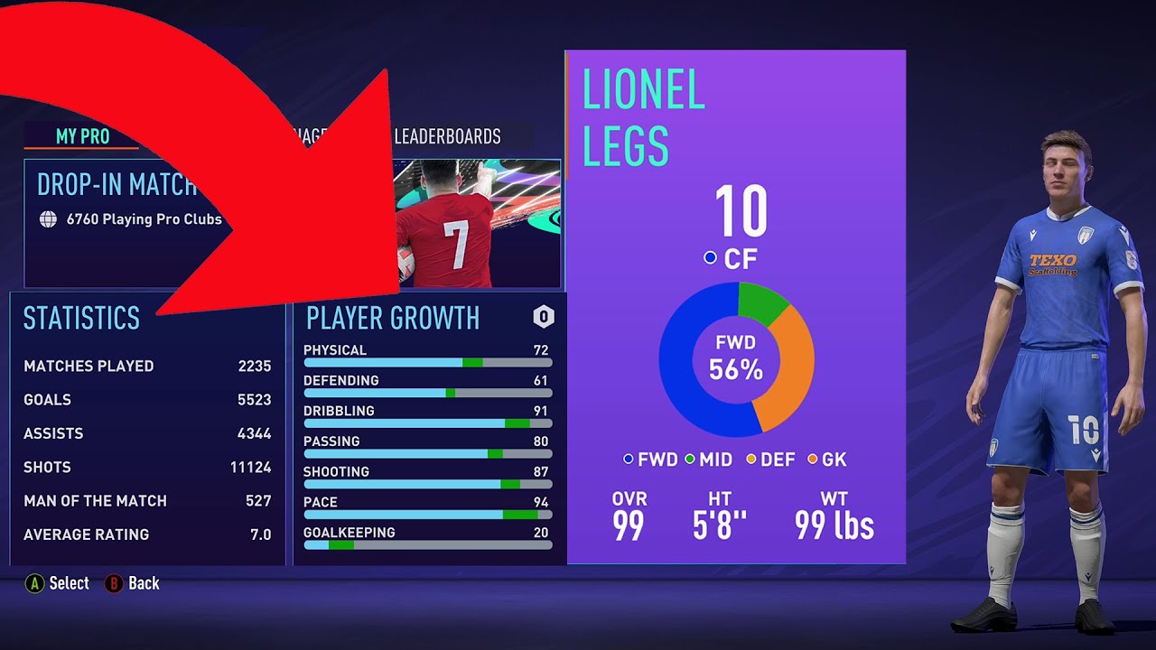 FIFA 21 Pro Clubs     BEST STRIKER BUILD Traits & TIPS