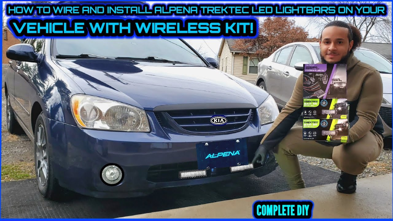 How To Wire And Install ALPENA TrekTec LED LightBars On Your Vehicle With Wireless kit!