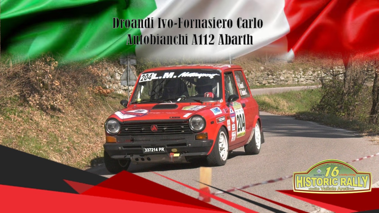 16. Historic Rally delle Vallate Aretine 2025 || Droandi-Fornasiero | Autobianchi A112 Abarth
