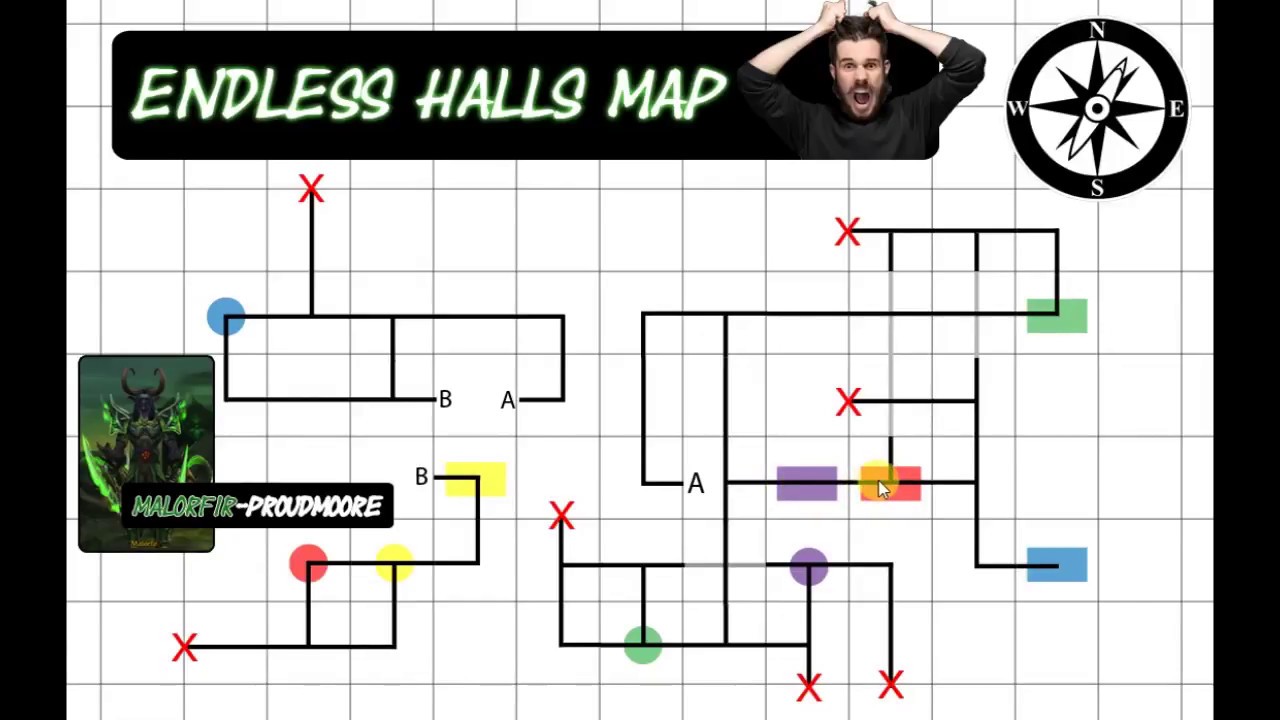 Endless Halls Map & How to Map