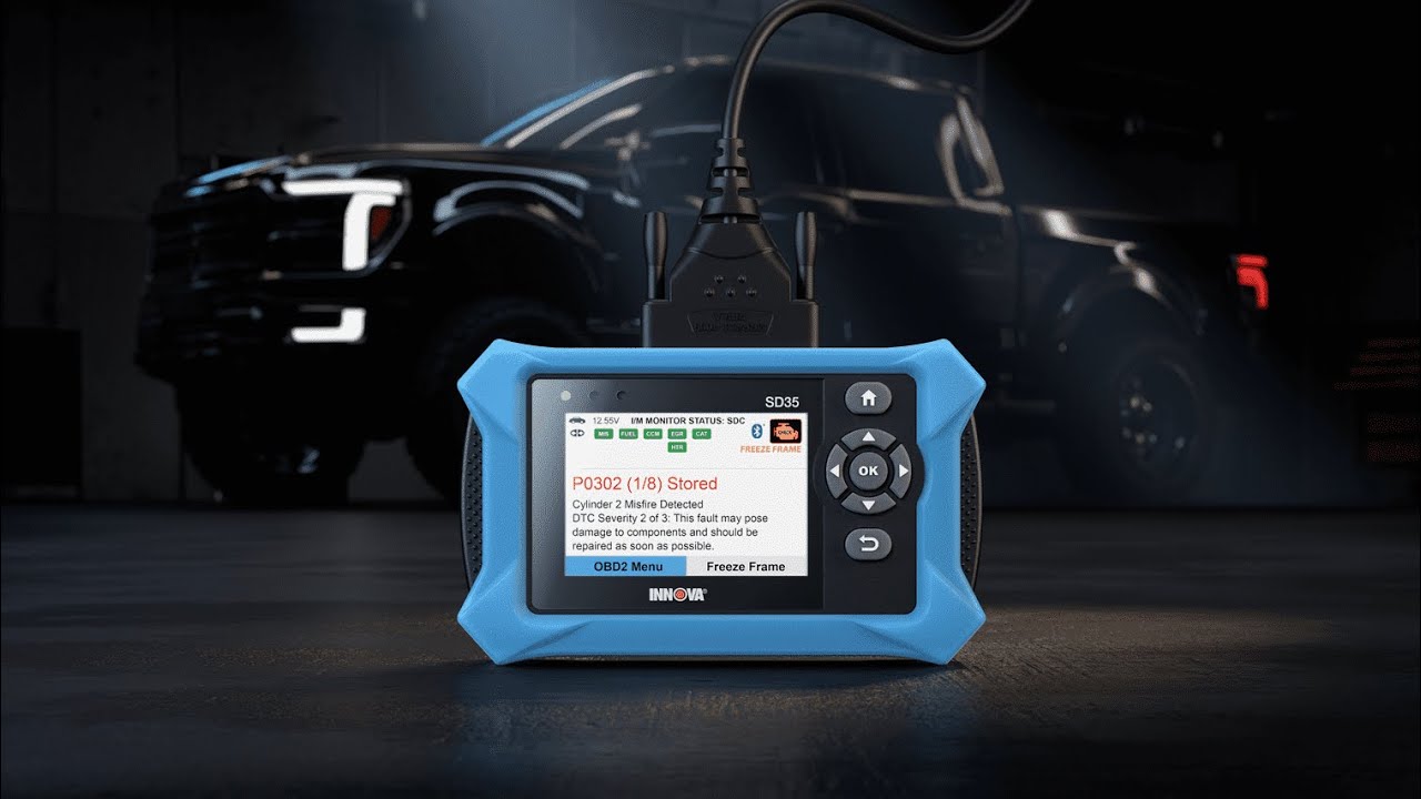 New OBD2 Tablet: Innova SD35 in 30 Seconds