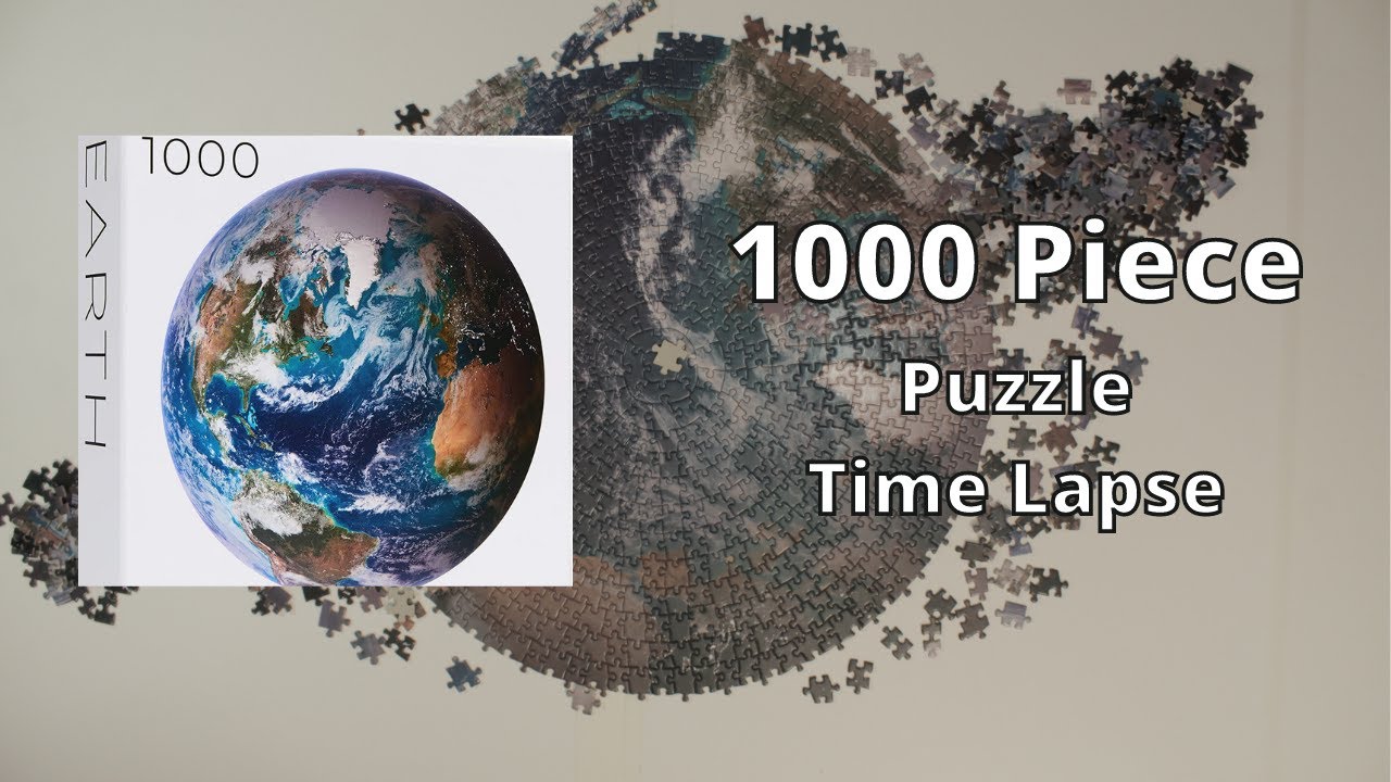 Time Lapse Video | Earth 1000 pieces | Jigsaw Puzzle Time Lapse | #3